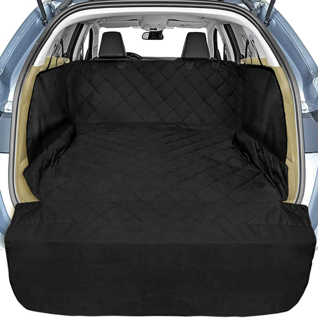 SUV Cargo Cover with Side Flaps Water Resistant Nonslip Dog Seat Cover T626