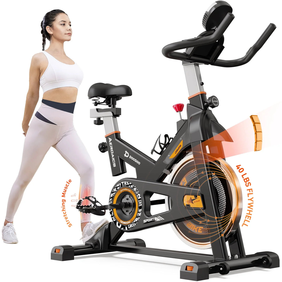 Magnetic Resistance Indoor Cycling Bike E863