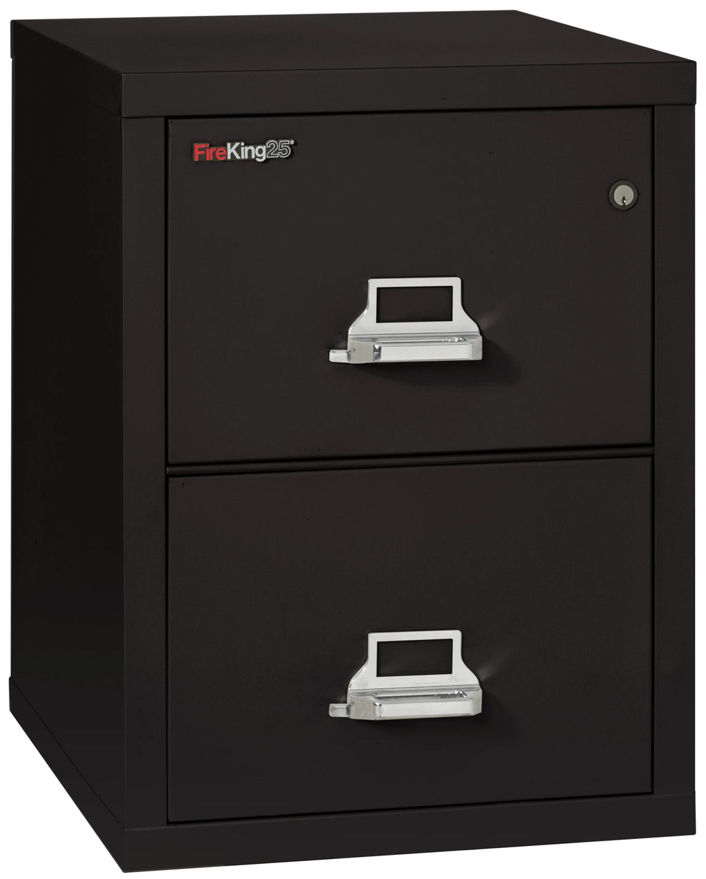 Black 2 Drawer Fire Resistant Legal File Cabinet Z585262