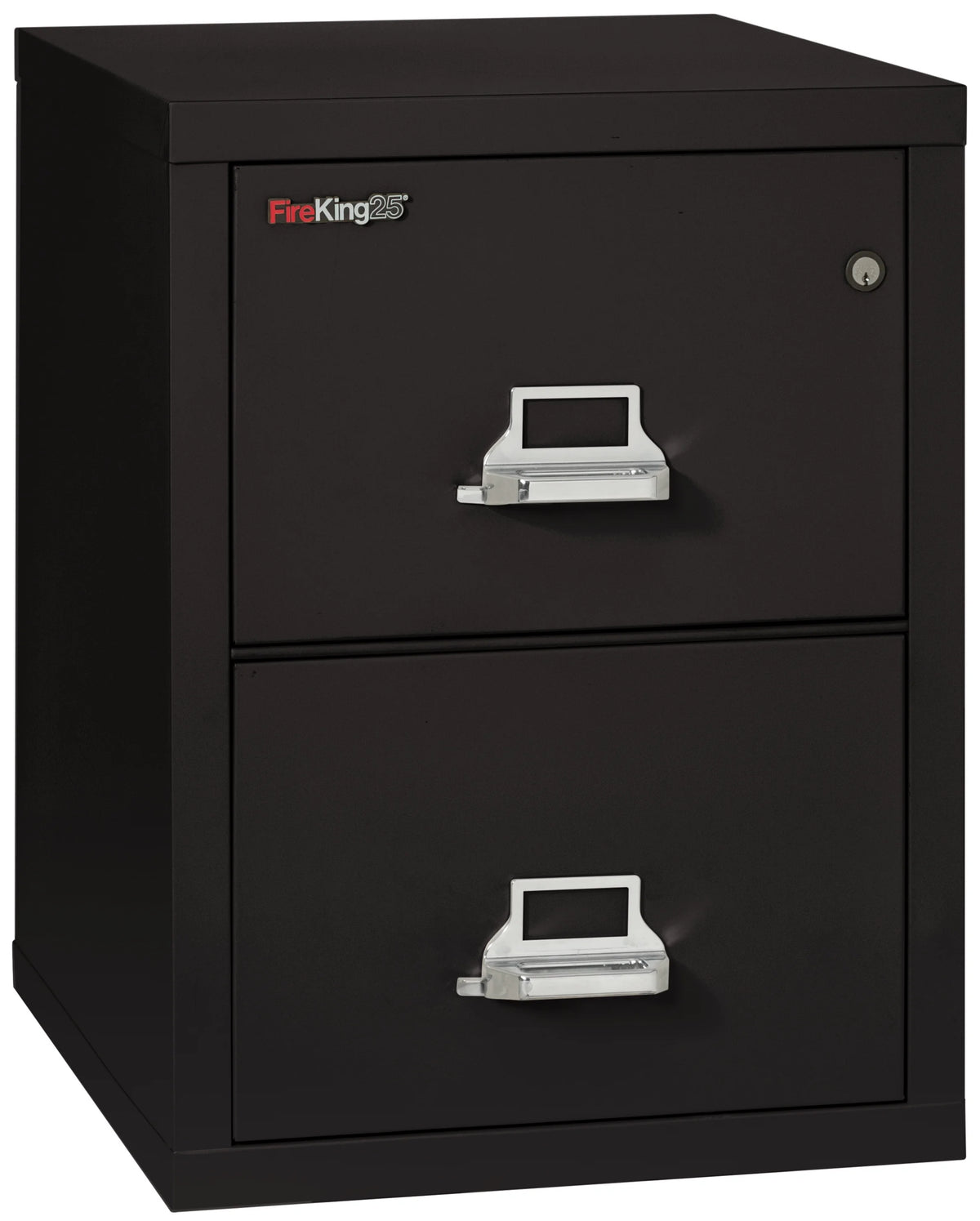 Black 2 Drawer Fire Resistant Legal File Cabinet Z585262