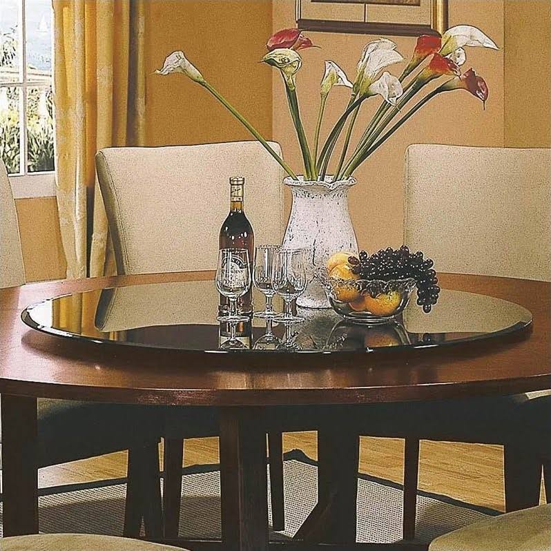 Round Lazy Susan Tempered Glass J5398
