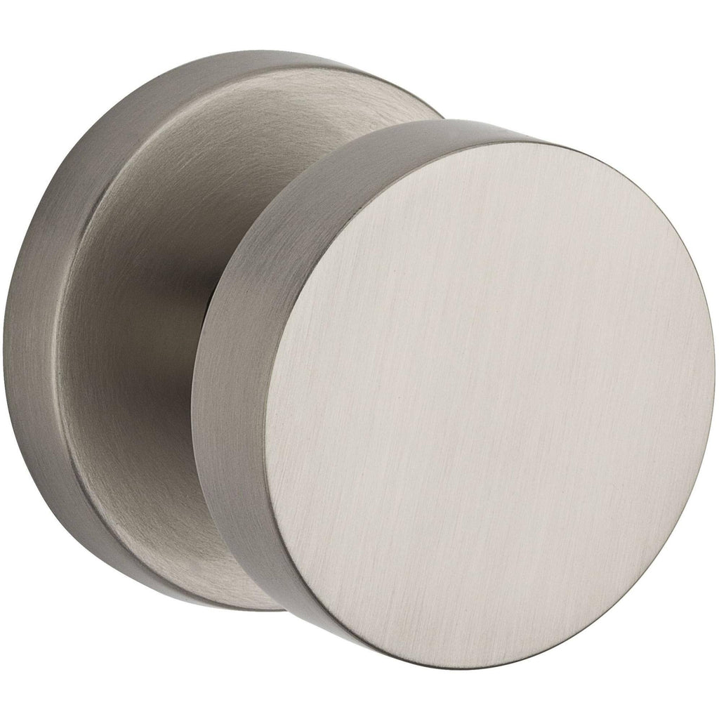Satin Nickel Passage Door Knob with Round Rose S961