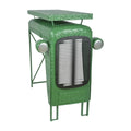 Green Metal Tractor Table M835130