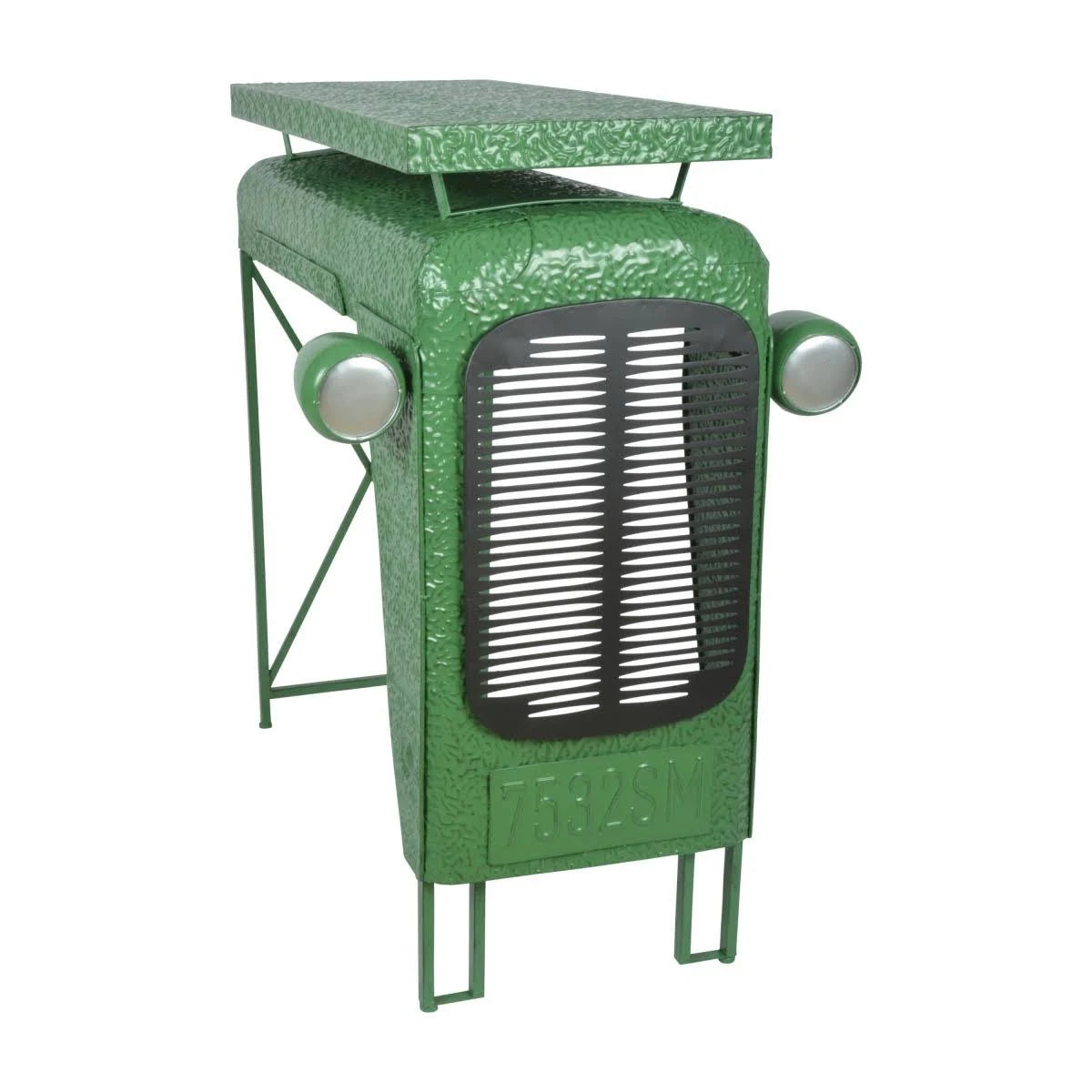 Green Metal Tractor Table M835130