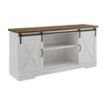 Modern Wood TV Stand up to 58" Solid White Z465