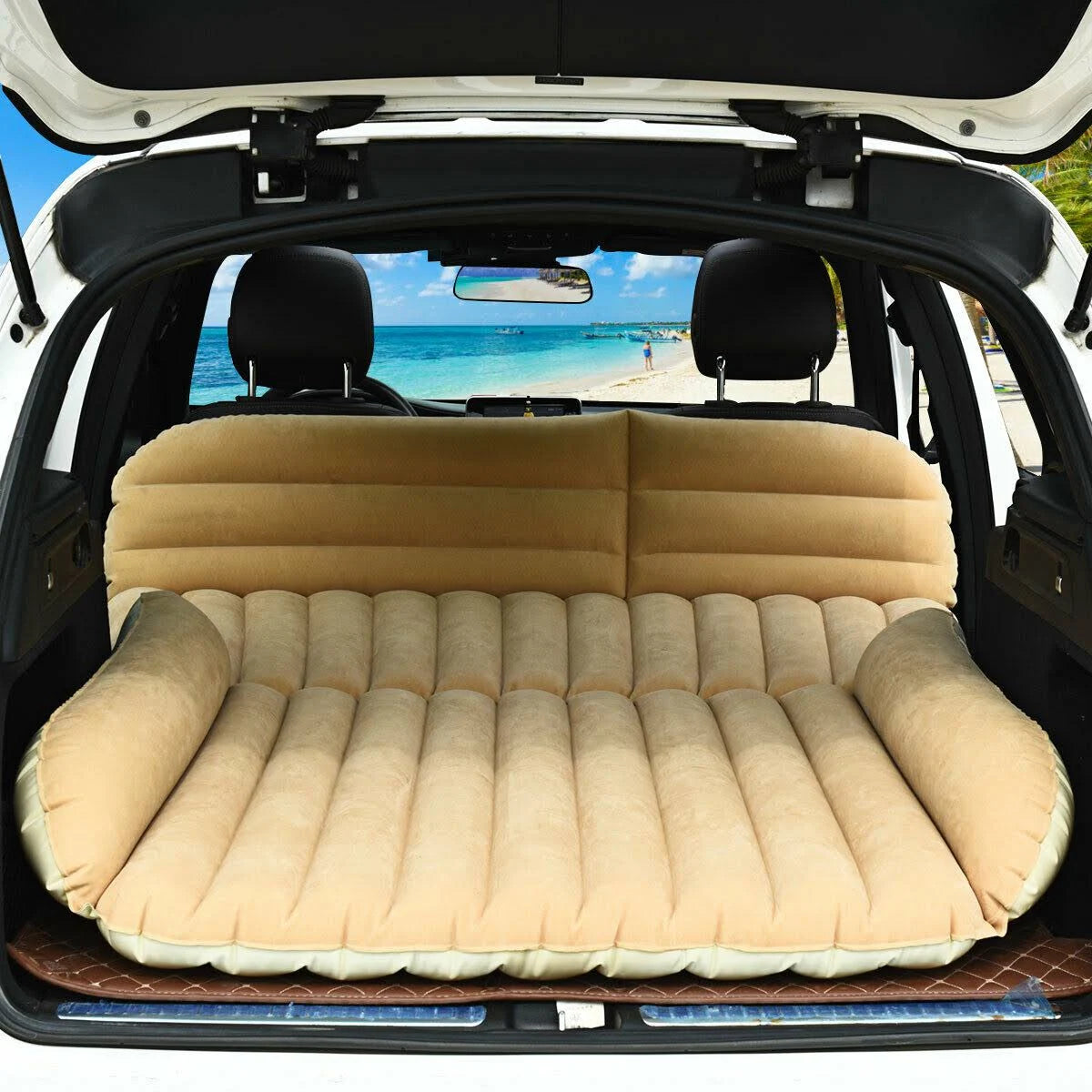 Inflatable SUV Air Backseat Mattress with Pump E45529