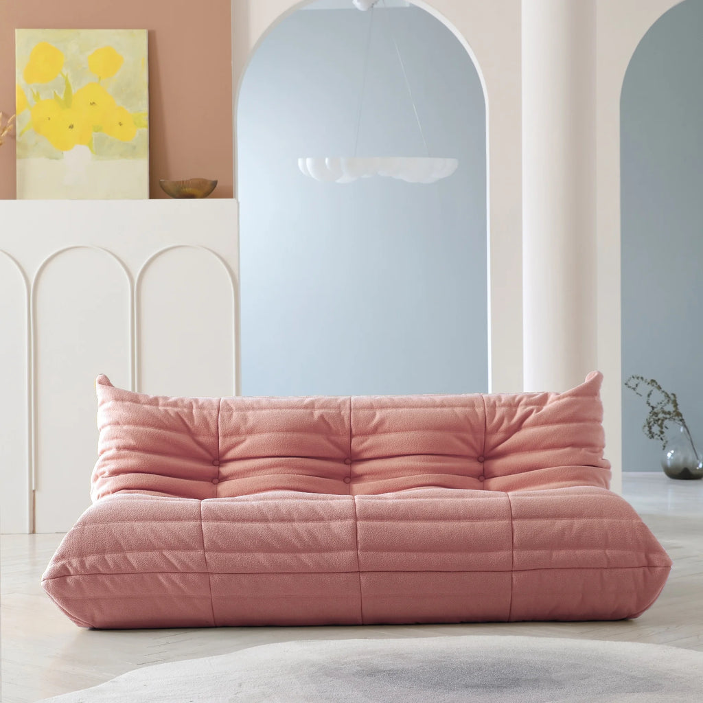 Teddy Velvet 3 Seats Lazy Floor Sofa N620