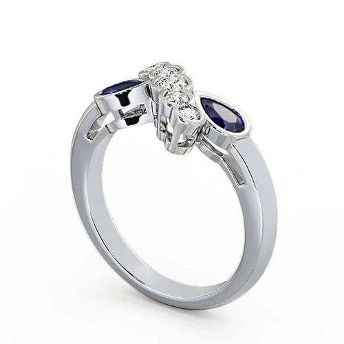 14K White Gold Eternity Band Size 7.5 B83770