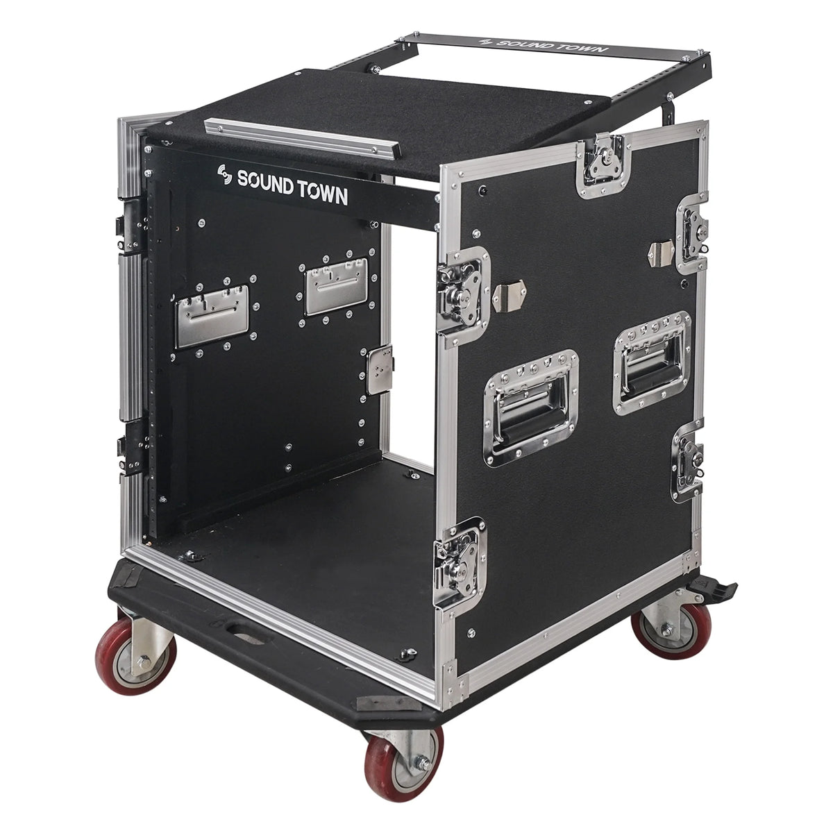 12U Plywood PA Rack Case with Casters U7570