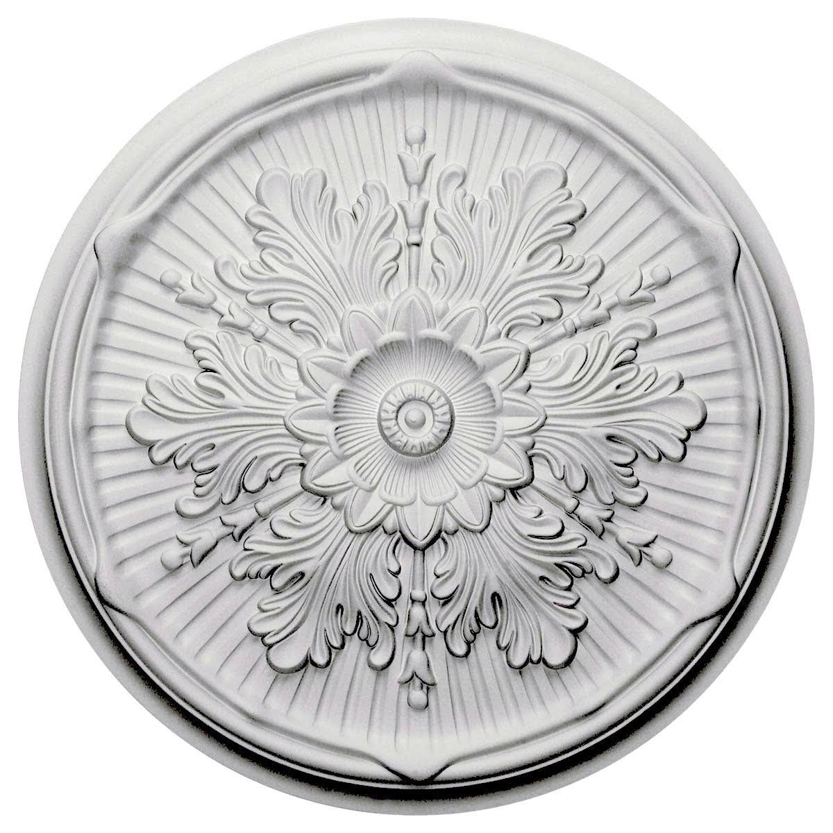 21 inch x 2 inch Hand-Painted Ceiling Medallion I900550