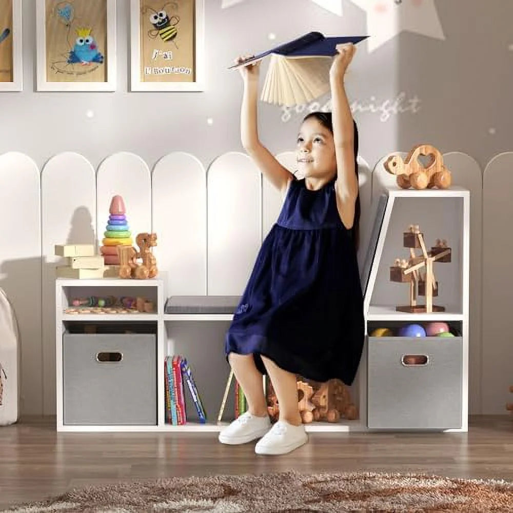 Reading Nook Bench with Seat Cushion Y2331