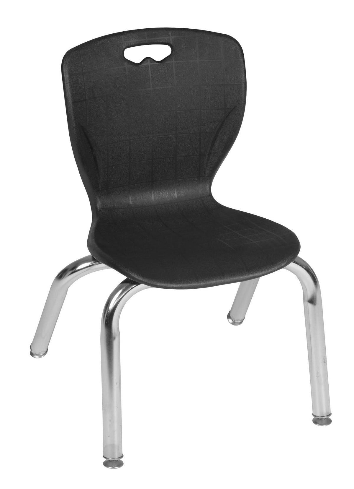 48x22 x 24x22 Height Adjustable Mobile Classroom Table - Mocha Walnut & 2 Stack Chairs - Black Y440