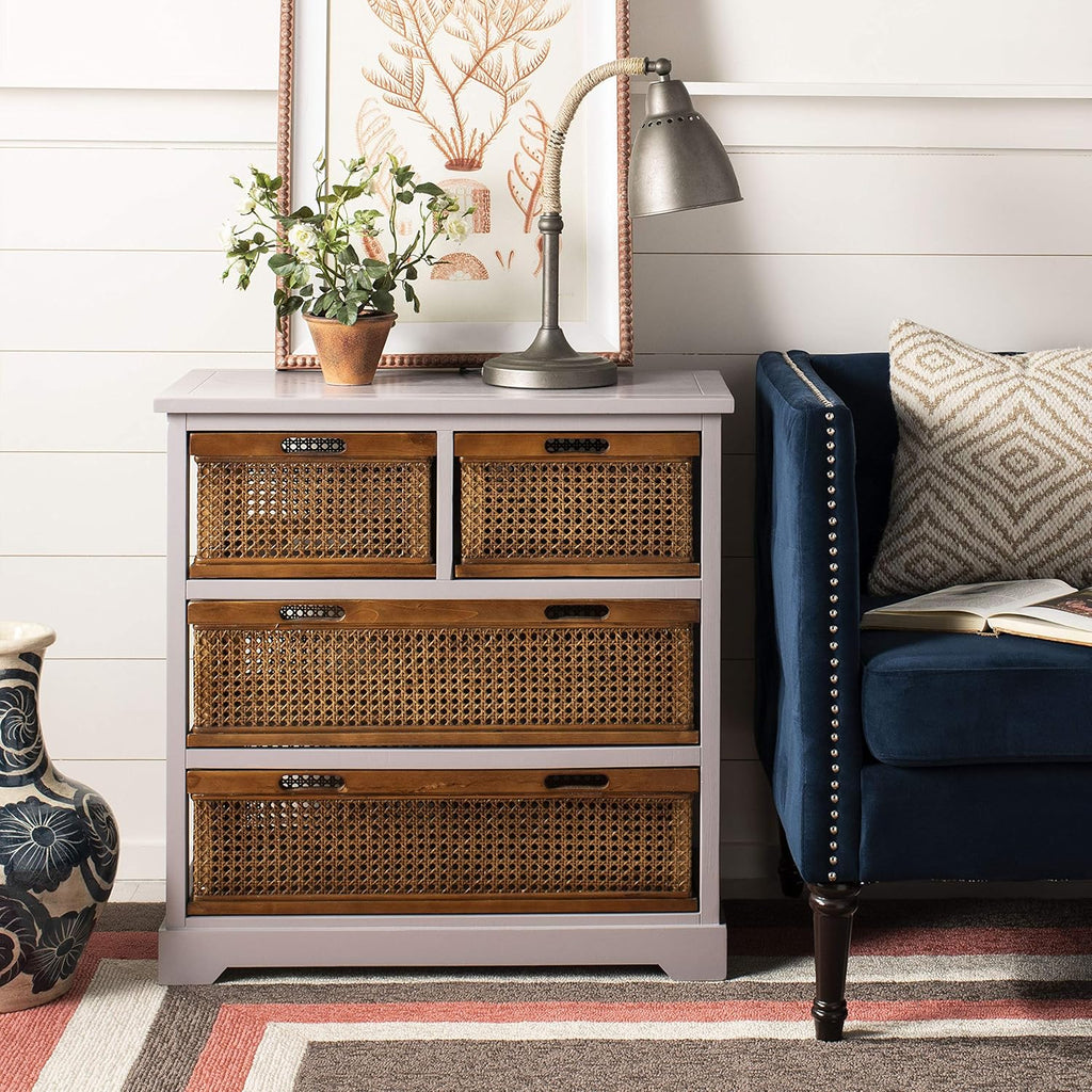 Grey 4-Drawer Storage Unit J10236
