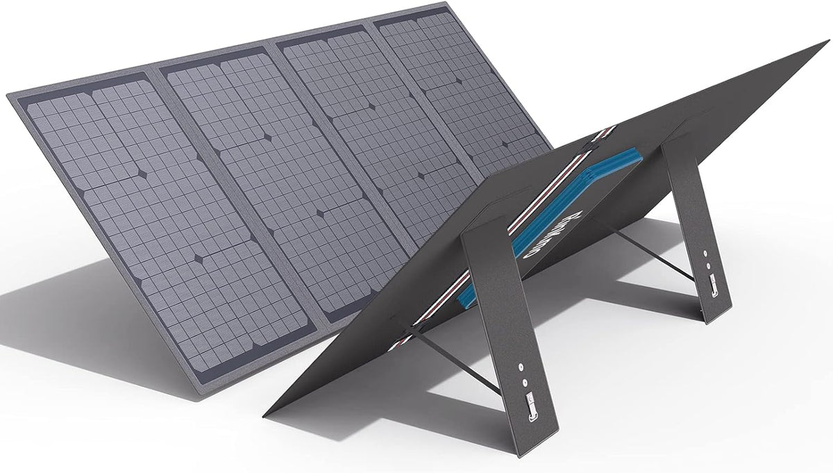 120 Watt Portable Foldable Solar Charger with USB-C, Dual USB 3.0, 18V DC Output, IP65 Waterproof G146078
