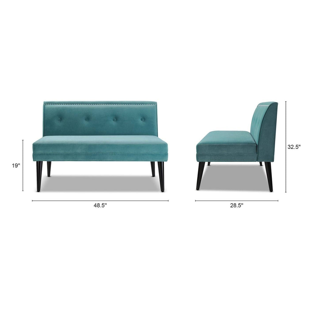 Midnight Blue Accent Settee L47477