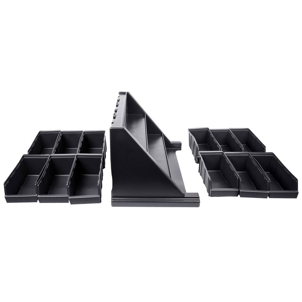 Black 12 Bins Organizer Rack B230494