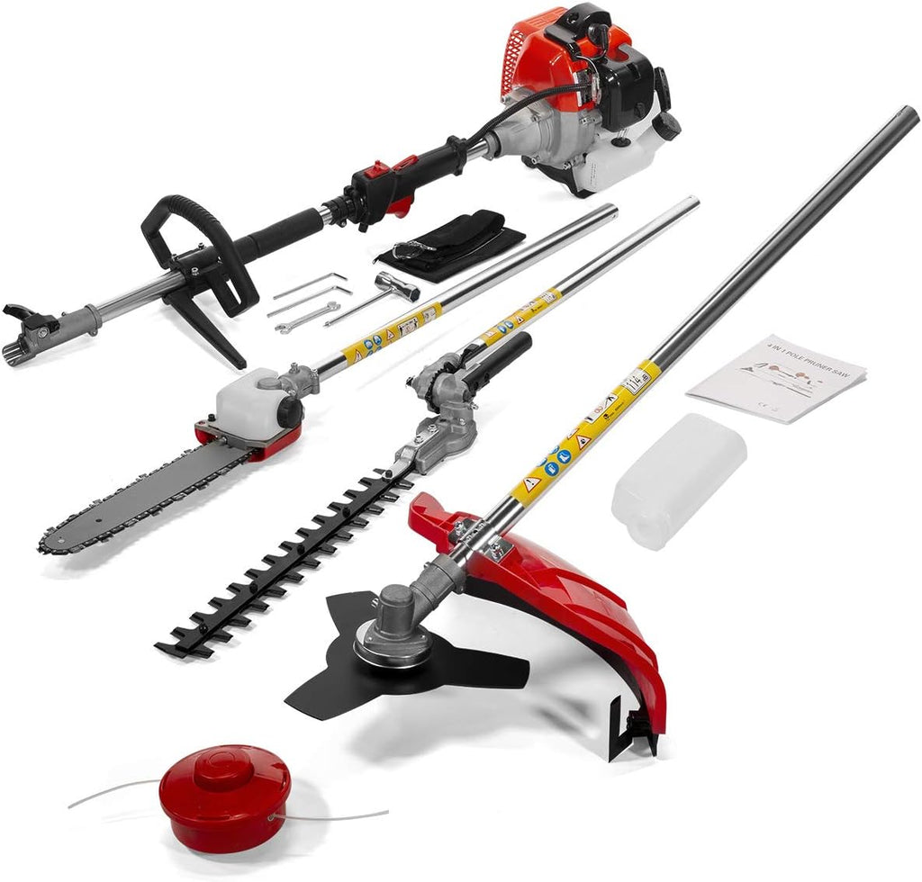 Gas 4 in 1 Pole Saw Hedge Trimmer R62846