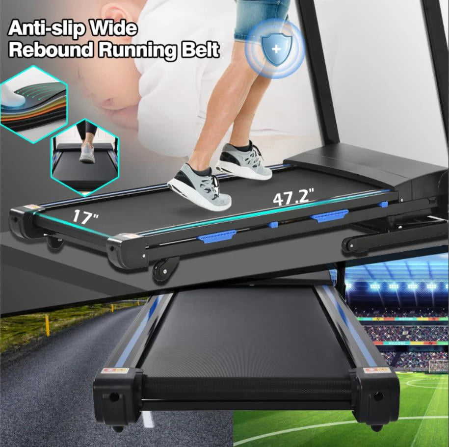 Electric Folding Treadmill 3.25 HP with LCD Display O6991
