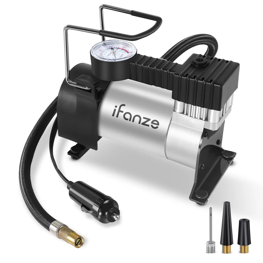 Portable DC 12V Tire Inflator Air Compressor with Mechanical Pressure Gauge D678314