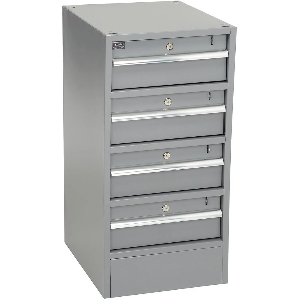 72"W x 30"D Gray 4 Drawer Maple Butcher Block Pedestal Workbench Z937