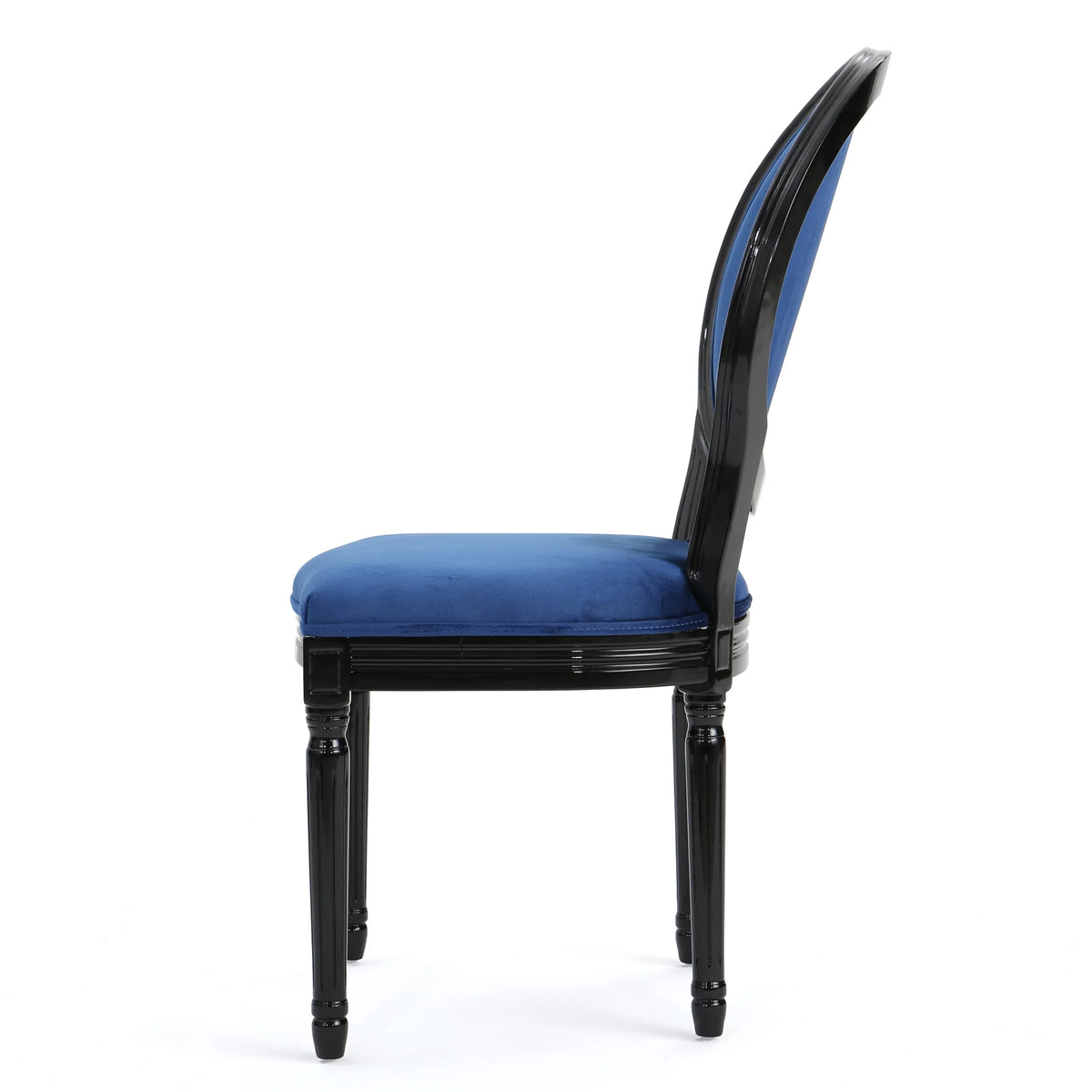 Navy Blue Velvet Dining Chairs Set of 2 T804603
