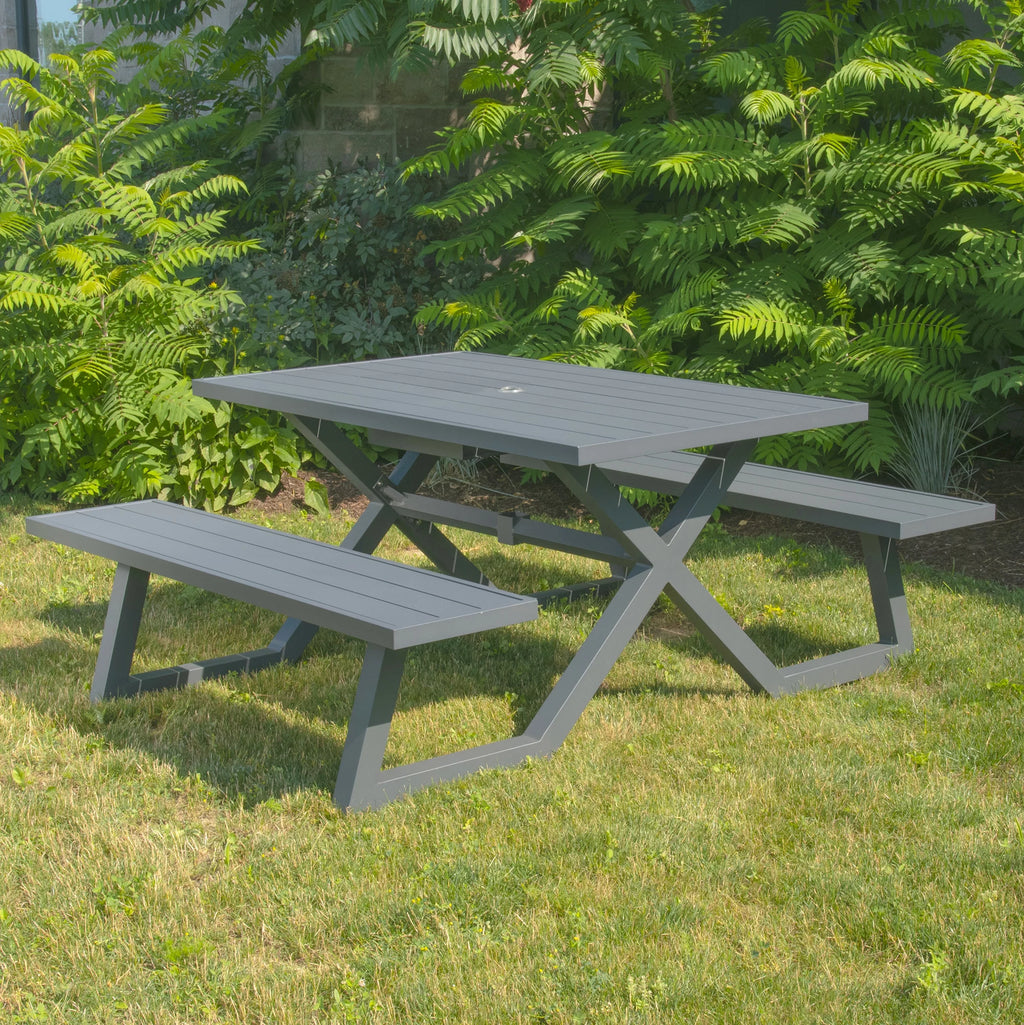 5ft Aluminum Picnic Table N62449
