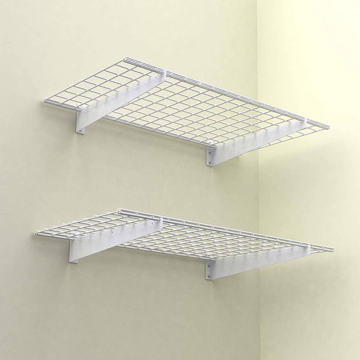 48-Inch by 24-Inch Wall Shelf 2-Pack Q7767
