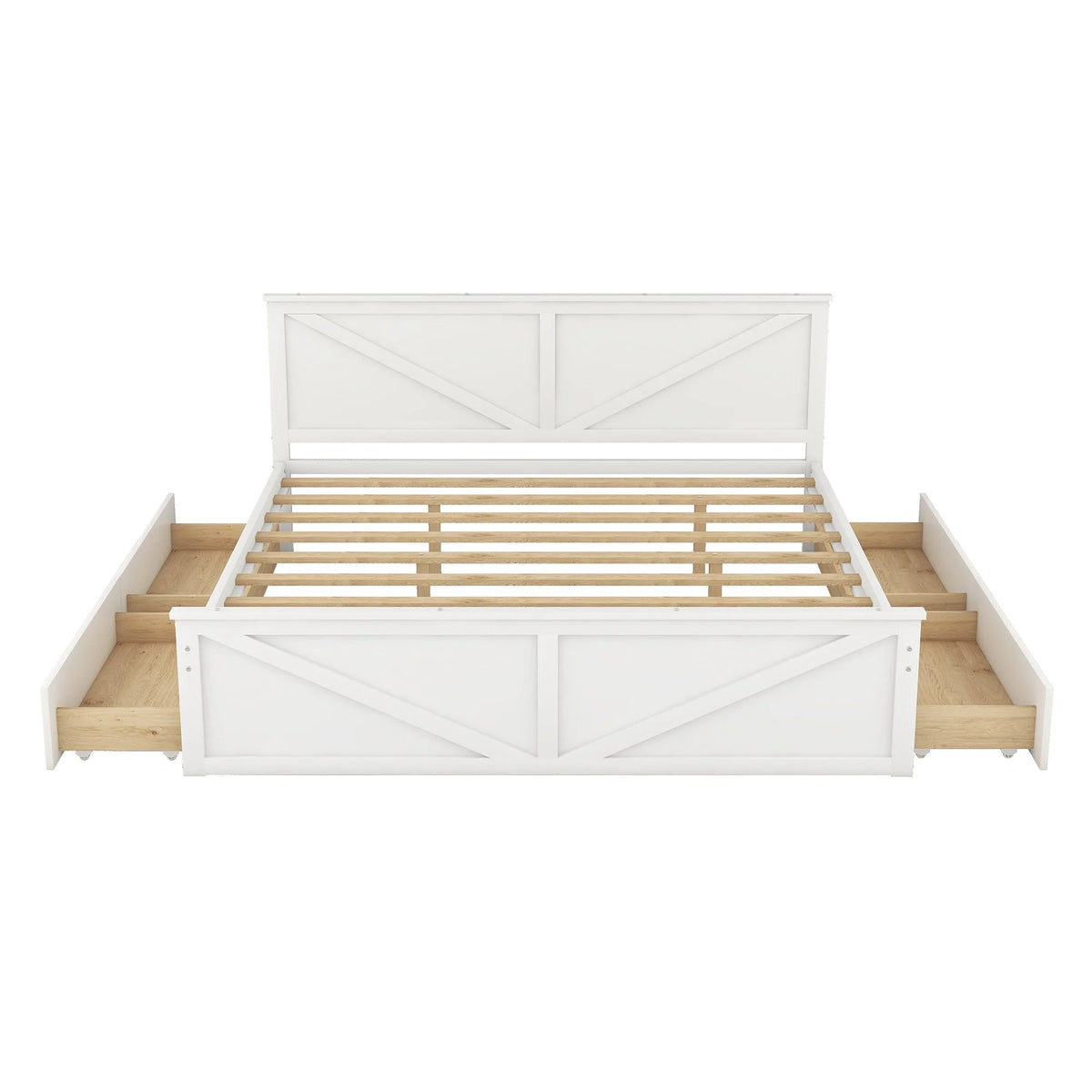 Wooden Platform Bed B141