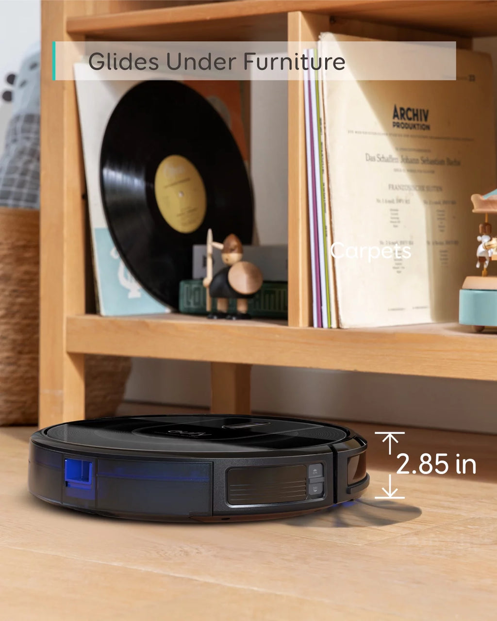Robot Vacuum with Home Mapping, 2000Pa Suction, Wi-Fi R546018