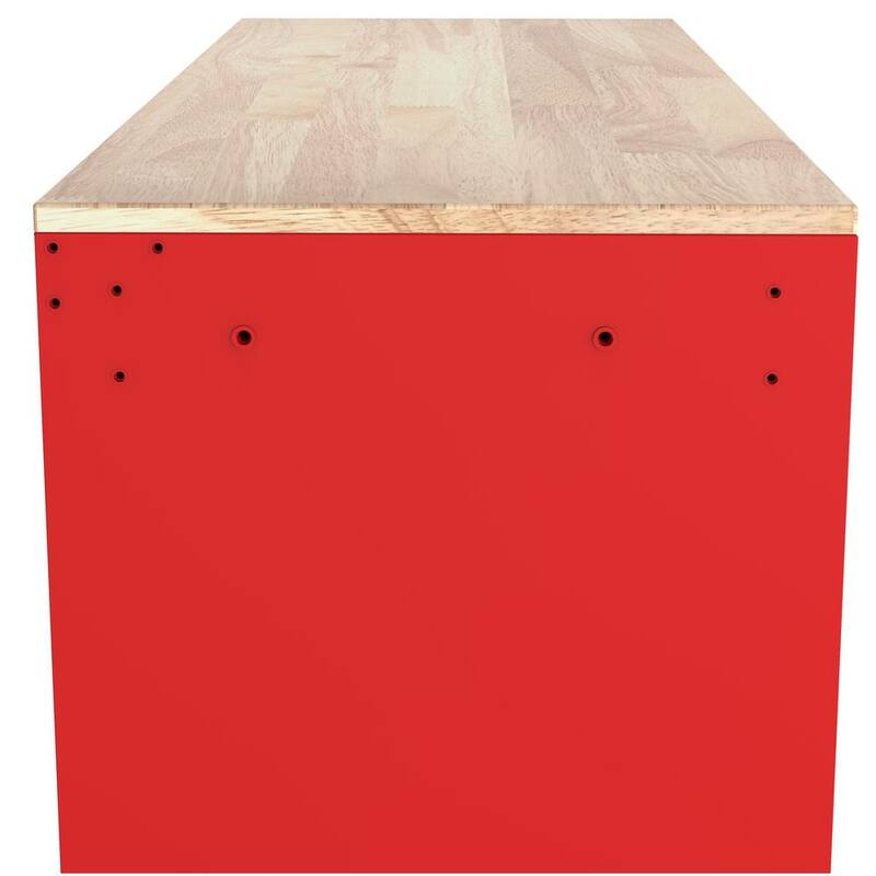 52 in. Red Mobile Workbench Cabinet F6978