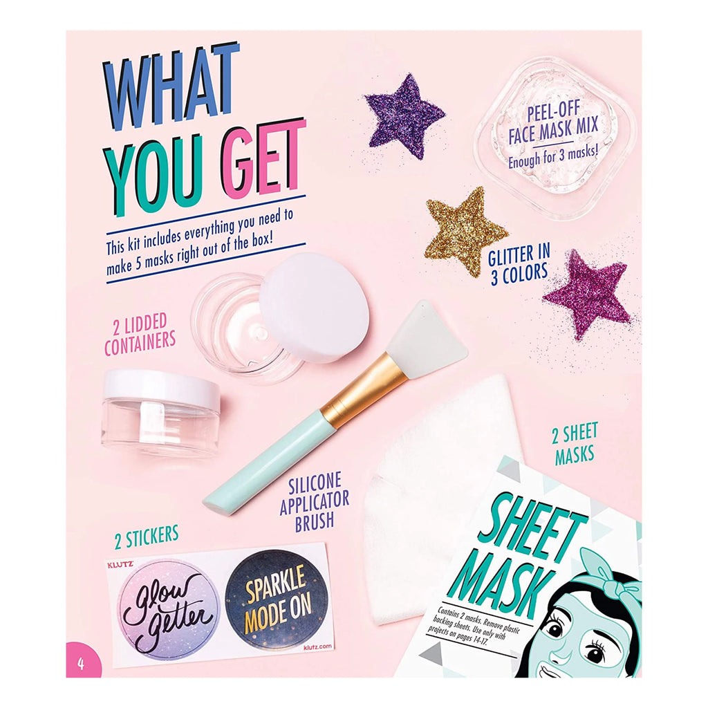 Glitter Face Masks DIY Set G14133