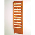 Black/Medium Oak 10 Pocket File Holder A236