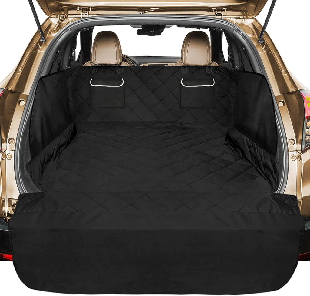 SUV Cargo Cover with Side Flaps Water Resistant Nonslip Dog Seat Cover T626