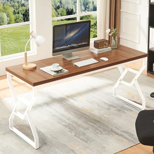 63-inch Engineered Wood Metal Desk O64768