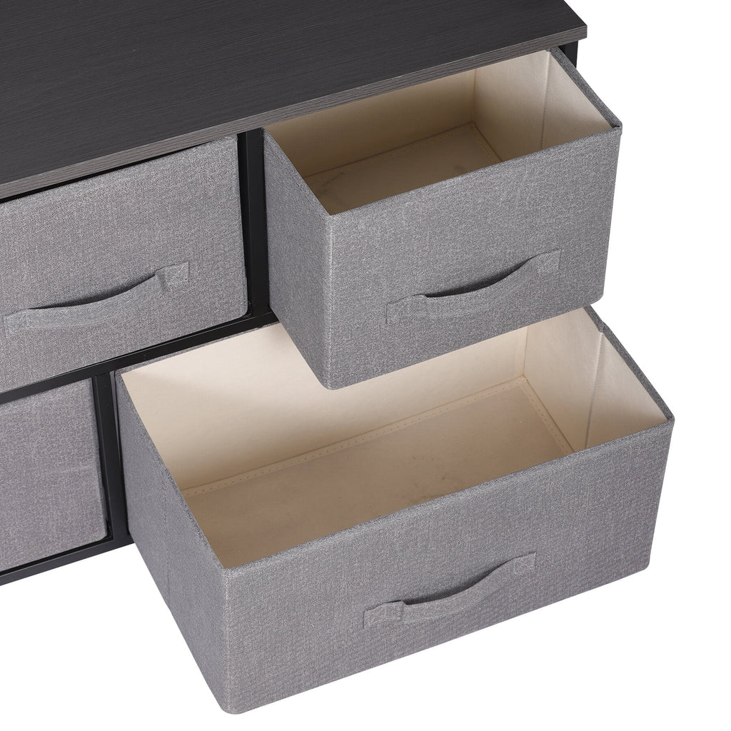 5 Drawers Fabric Dresser Storage Tower C136237