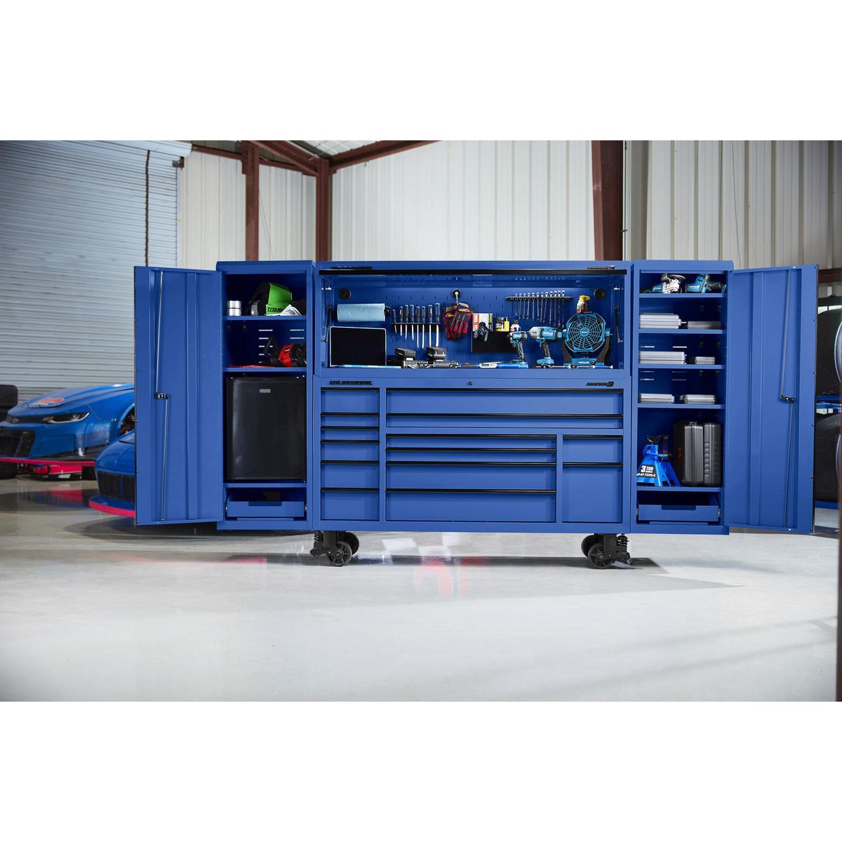 Blue 22 in. End Locker F522472