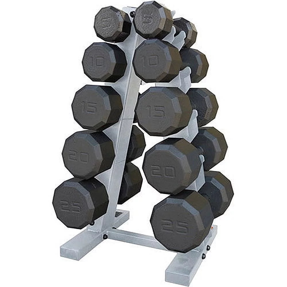 150 Lbs. Dumbbells Set with Rack U820597