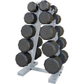 150 Lbs. Dumbbells Set with Rack U820597