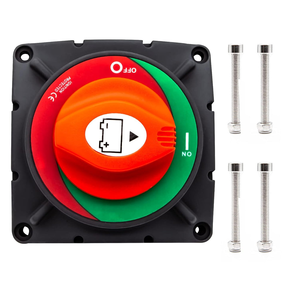 Battery Switch Disconnect Switch, 12-48V 600A On/Off Battery Isolator, Pack of 2 S437