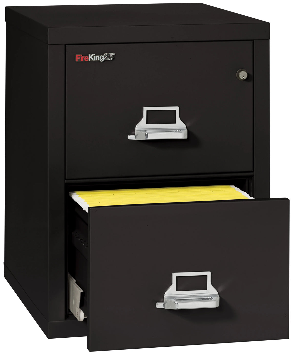 Black 2 Drawer Fire Resistant Legal File Cabinet Z585262