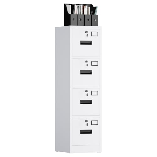Black 3 Drawer Metal File Cabinet with Lock U6642