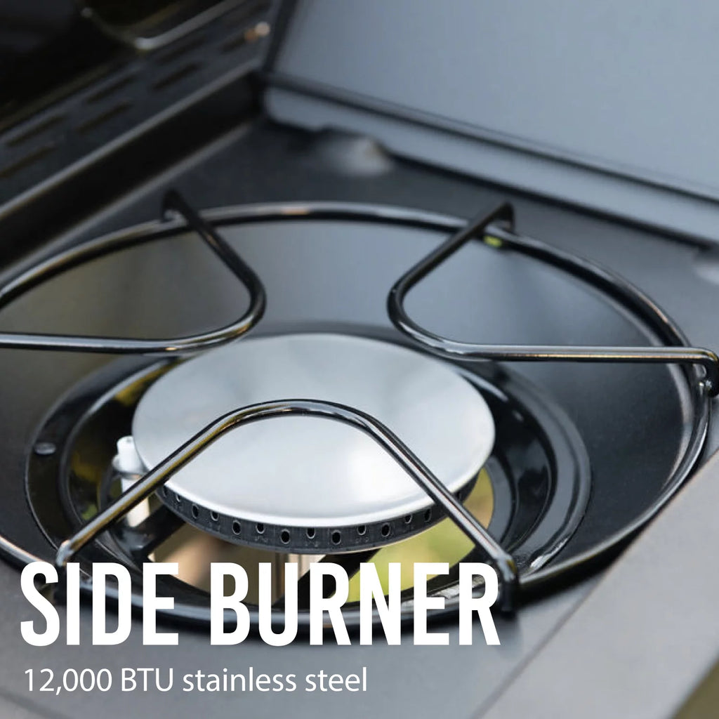 5 Burner Propane Gas Grill with Side Burner E544294