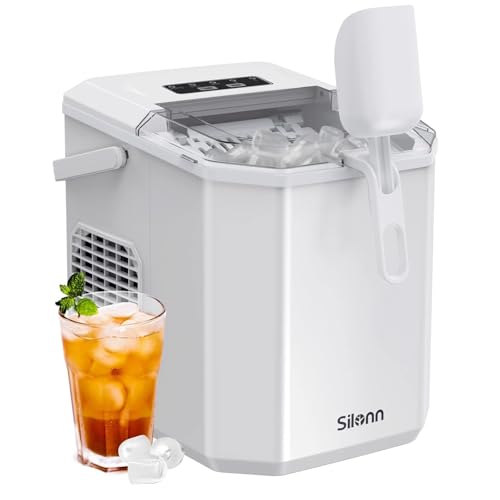 Portable Countertop Ice Maker with Carry Handle and Scoop H39781