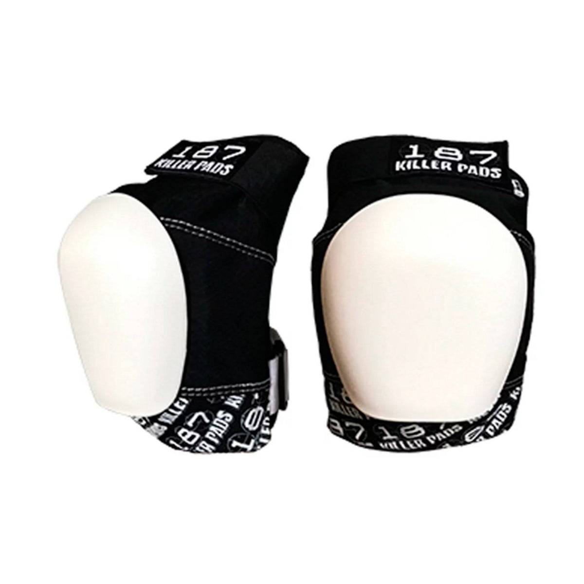 Black White Medium Knee Pad R2294