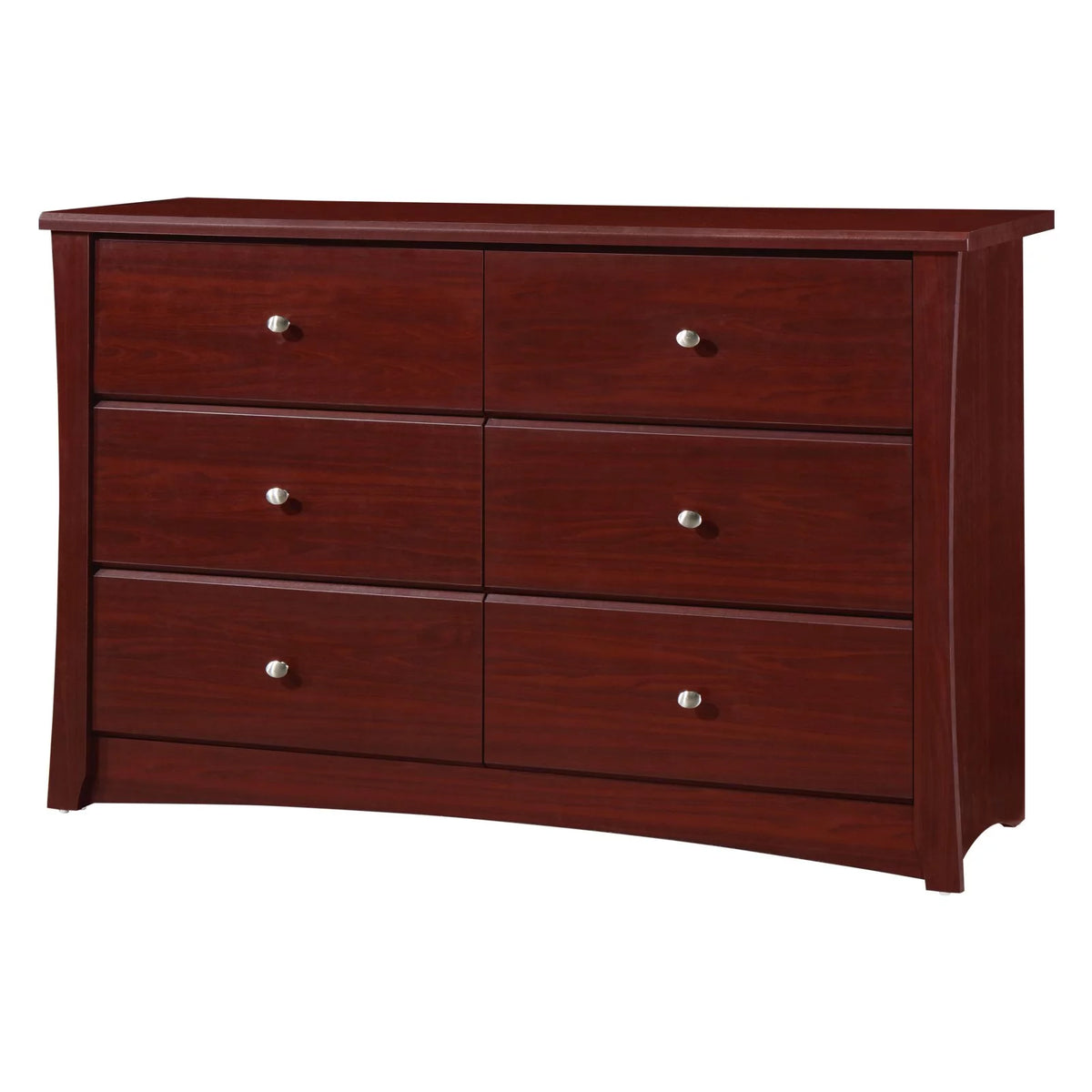 White 6 Drawer Double Dresser R506220