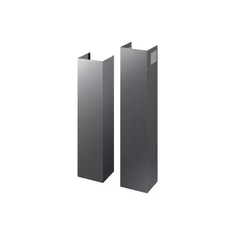 Black Stainless Steel Chimney Extension Kit D3010