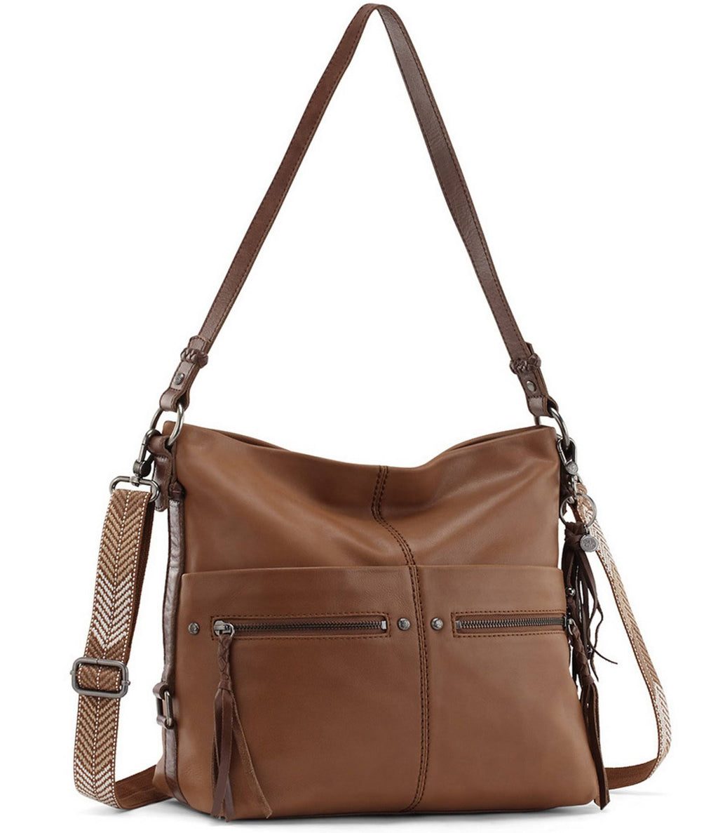 Stone Leather Bucket Bag A42567