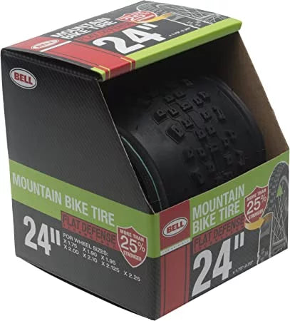 Black Mountain Bike Tire 24" 1.75-2.25" E235894