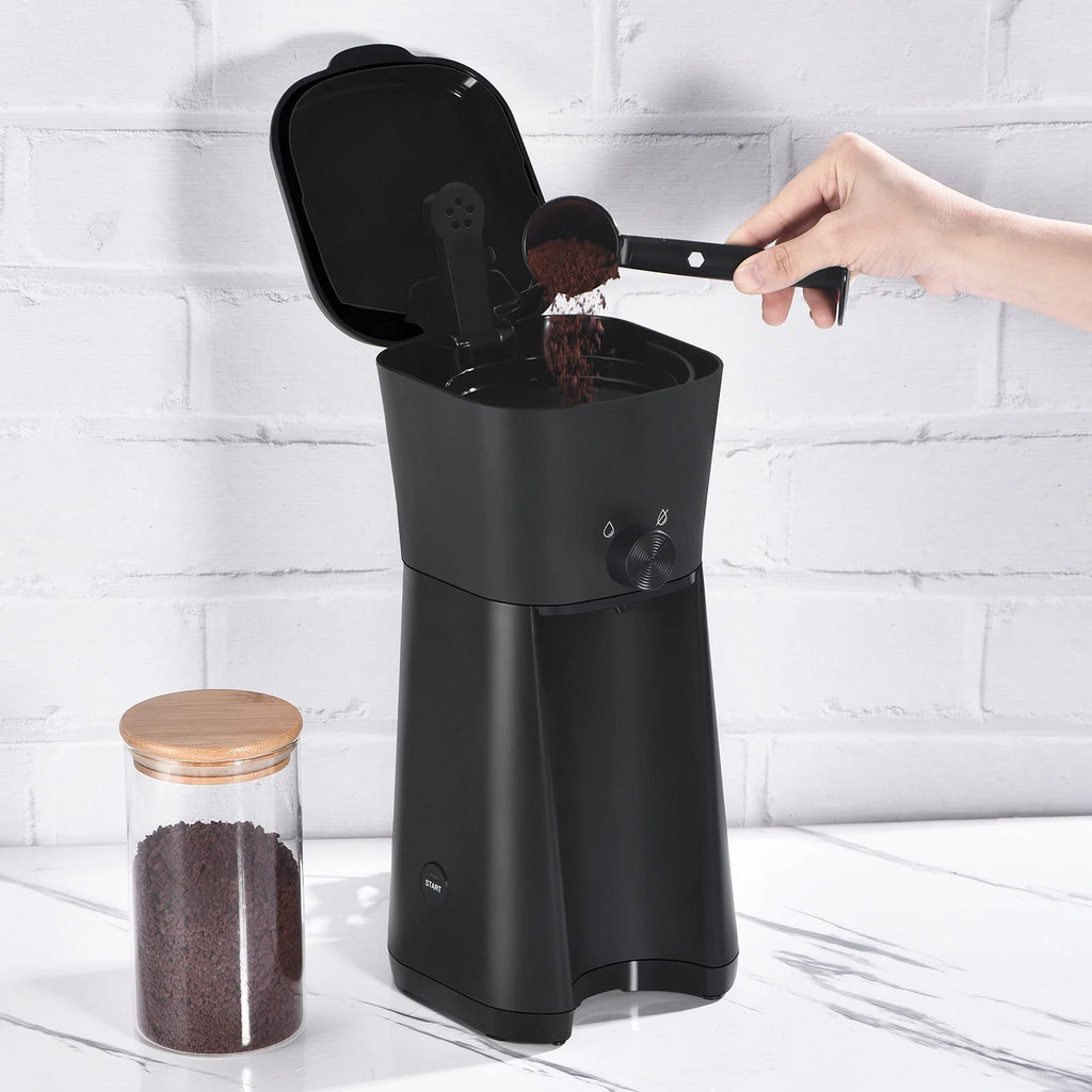 Iced Coffee Maker with 20 fl oz Tumbler and Filter, Black Z414482