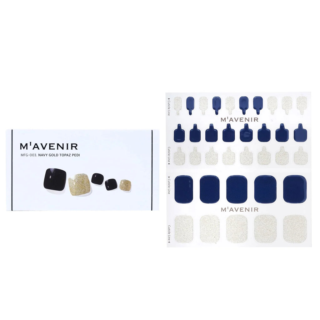 Deep Water Wave Nail Sticker 32pcs L651182